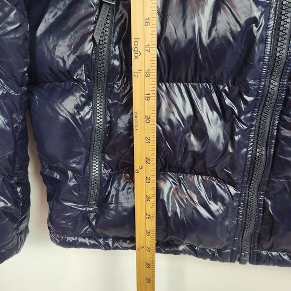 Tommy Hilfiger Puffer Coat Men's XL Navy Blue Full-Zip Hooded Insulated - Picture 6 of 13